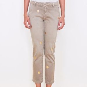 Gold Polka Dot Trousers